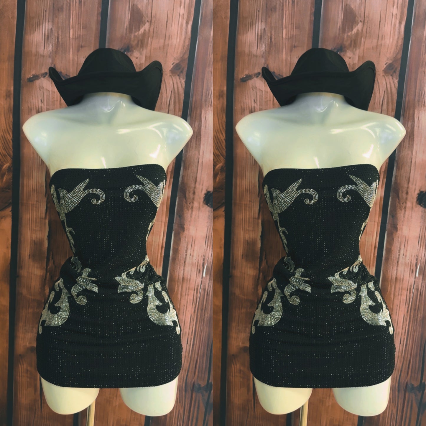 Mini Rhinestone dress