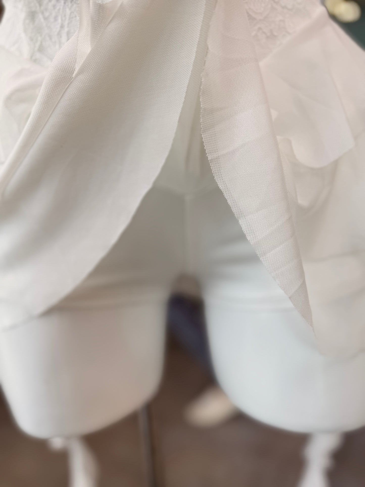 White romper dress