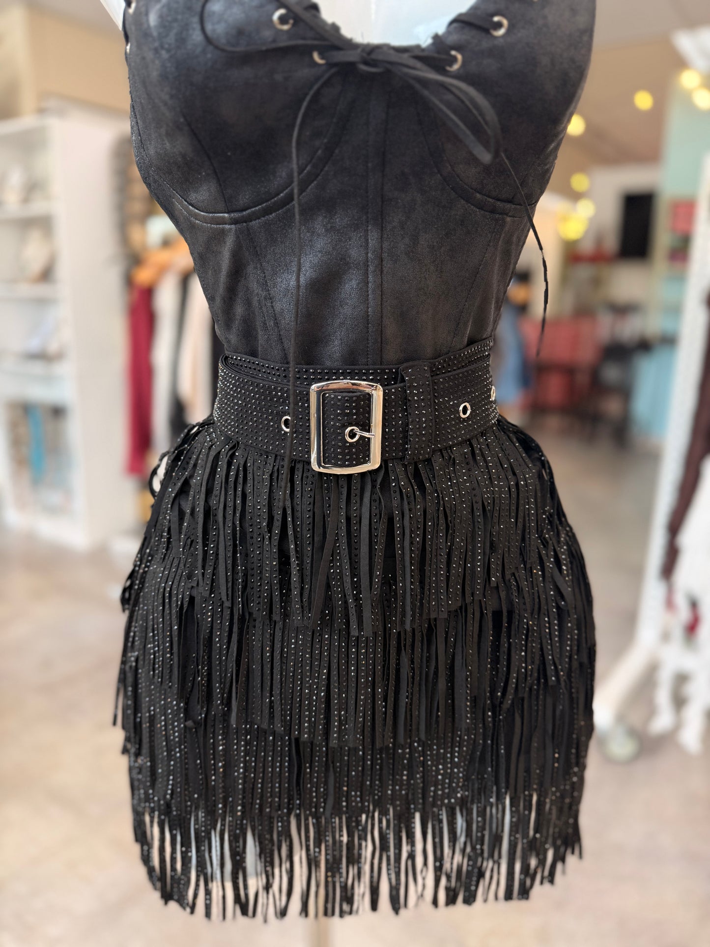 Rhinestone skirt