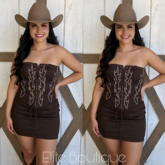 Embroidered dress